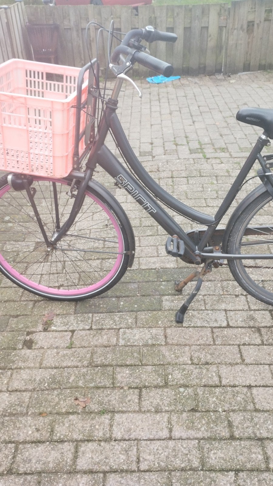 goede dames fiets, Ophalen