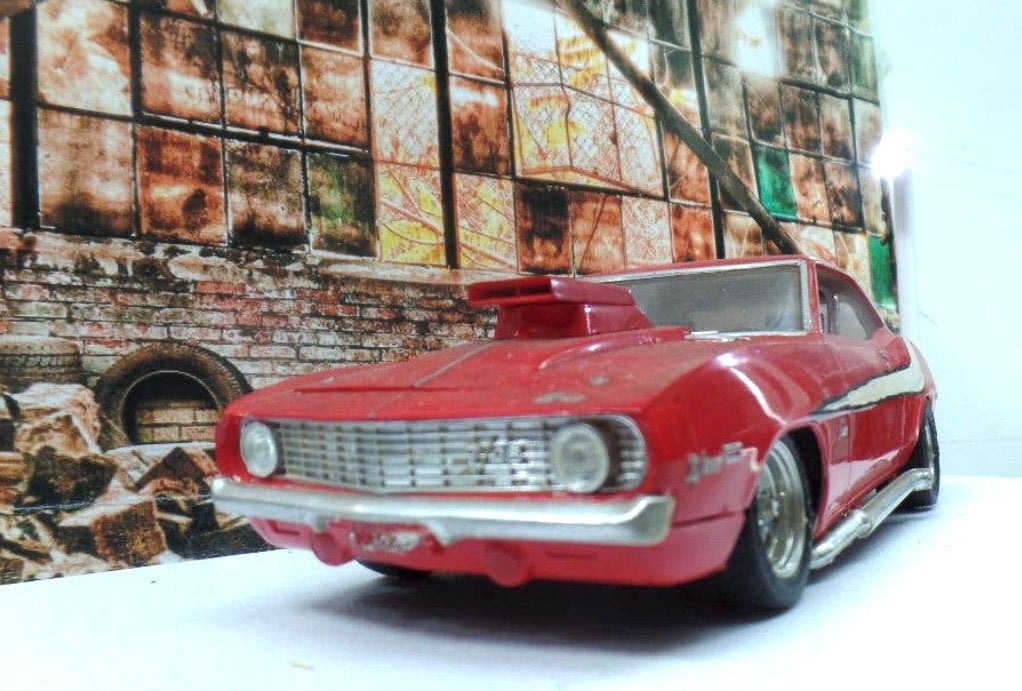 Chevrolet Camaro Z/28 - Rood met witte streep, Overige merken, Gebruikt, 1:50 of kleiner, Auto