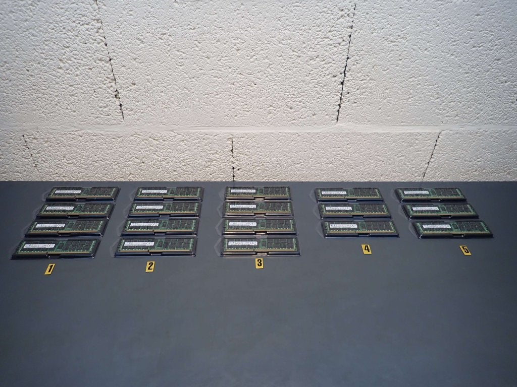64GB DDR3 geheugen (4x16GB) Samsung  M393B2G70BH0-YK0 PC3L, Computers en Software, Niet ingevuld, Gebruikt, Niet ingevuld, DDR3