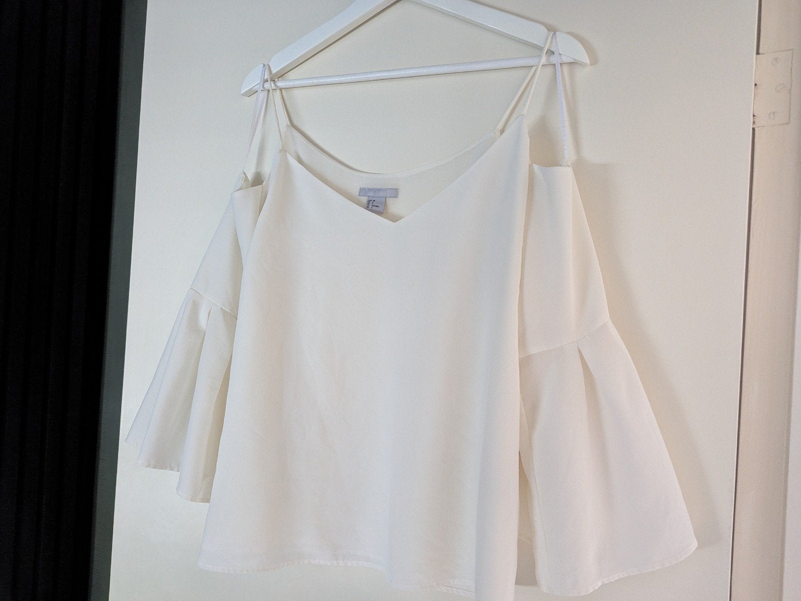 H&M off-shoulder top maat 38, Maat 38/40 (M), H&M, Wit, Ophalen of Verzenden