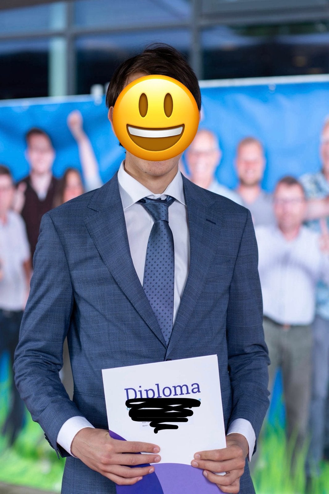 Tommy Hilfinger maatpak voor gala of eindexamen in ZGST, Ophalen of Verzenden, Zo goed als nieuw, Maat 46 (S) of kleiner, Blauw