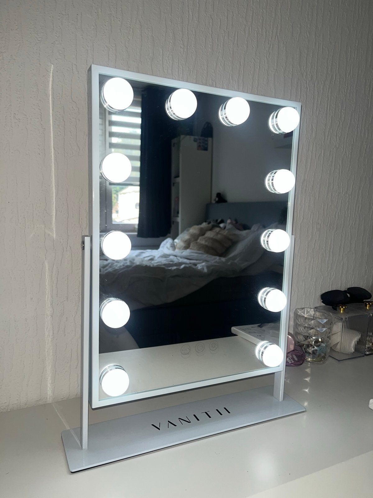 Vanity Mirror met Verlichting - Make-up Spiegel, Huis en Inrichting, Woonaccessoires | Spiegels, Minder dan 50 cm, Ophalen of Verzenden
