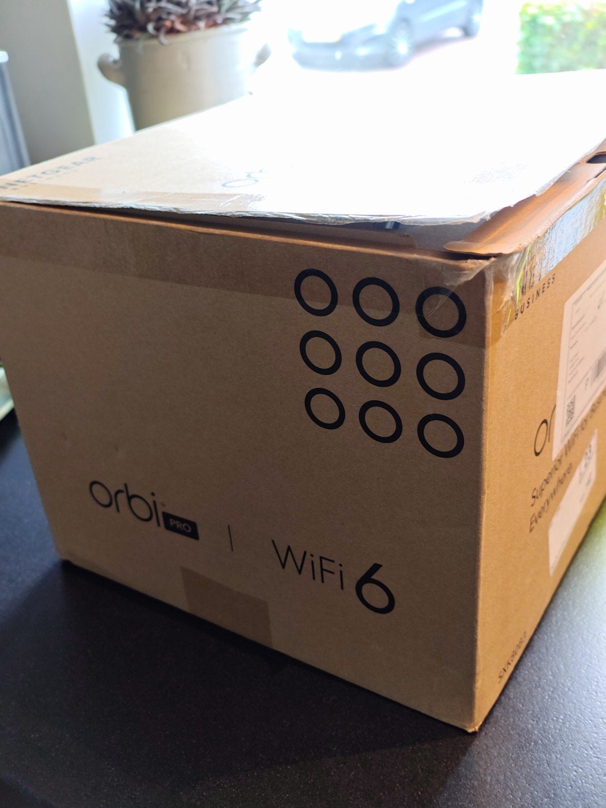 Netgear Orbi Pro WiFi 6 (SXK80/SKX82)Mesh WiFi Systeem, Computers en Software, Ophalen of Verzenden, Zo goed als nieuw, Router