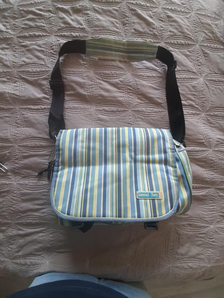 Gestreepte tas van Daniel Ray, Ophalen of Verzenden, Zo goed als nieuw, Blauw, Overige typen