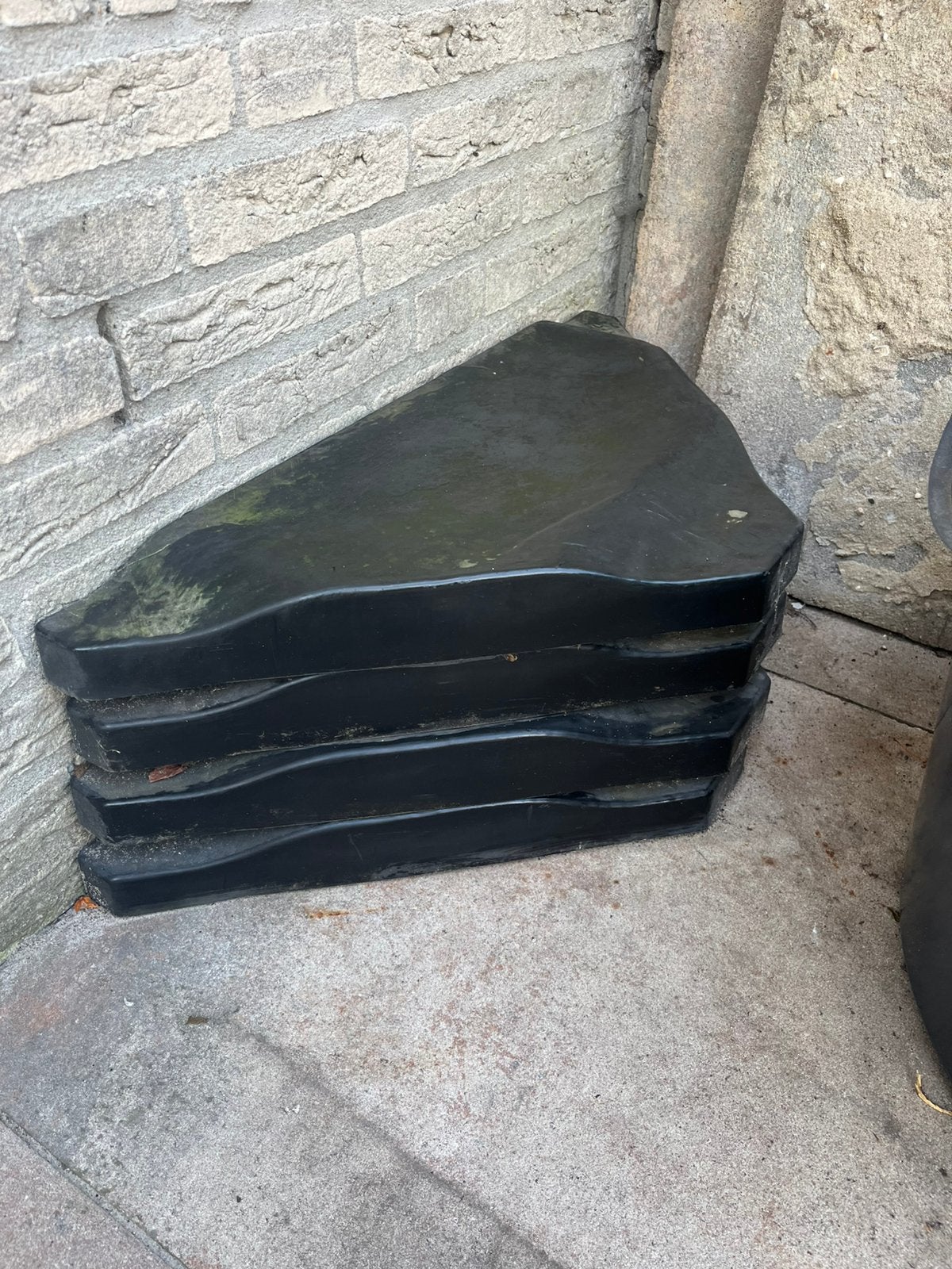 Parasoltegels beton, Tuin en Terras, Ophalen, Zo goed als nieuw, Minder dan 1 meter, Parasolvoet