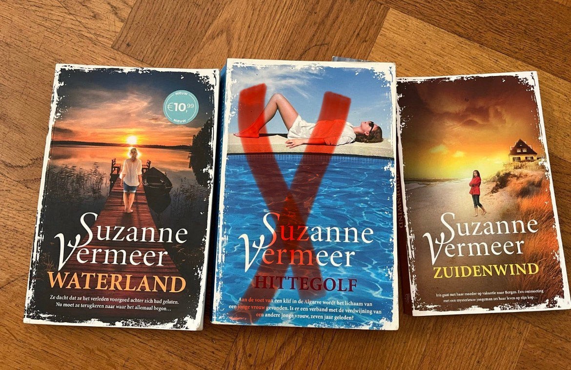 Suzanne Vermeer Boeken: Waterland en, Zuidenwind, Ophalen of Verzenden, Gelezen, Nederland