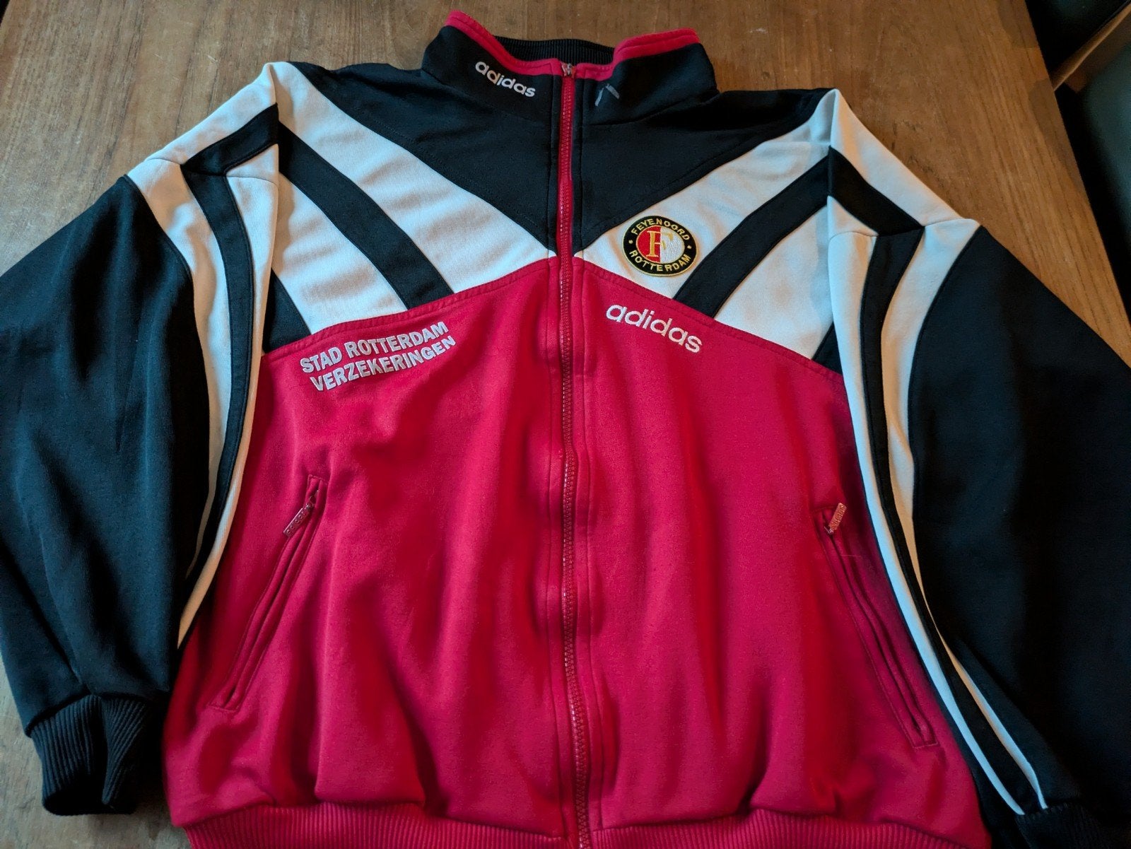 Voetbalshirt Feyenoord vintage Trainingsjas Jack 1994, Ophalen, Zo goed als nieuw, Shirt