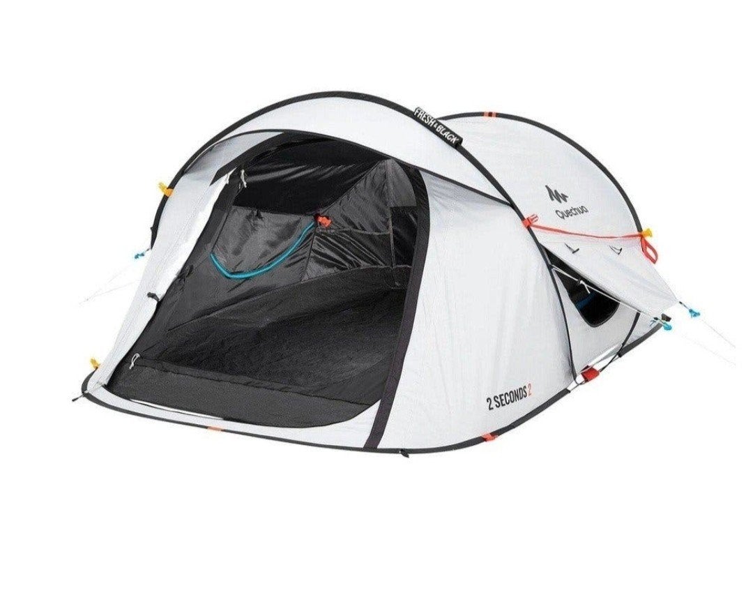 Quechua pop up tent Fresh and Black 2p, Caravans en Kamperen, Tenten, Ophalen of Verzenden, Zo goed als nieuw, Tot en met 2