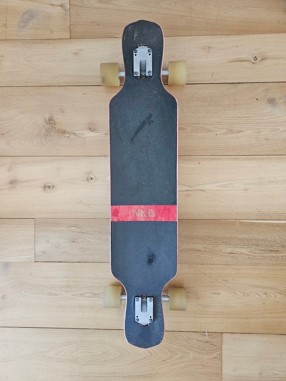 NKD Freeride 39" Longboard - Gebruikt, Sport en Fitness, Skateboarden, Ophalen of Verzenden, Gebruikt, Skateboard, Longboard