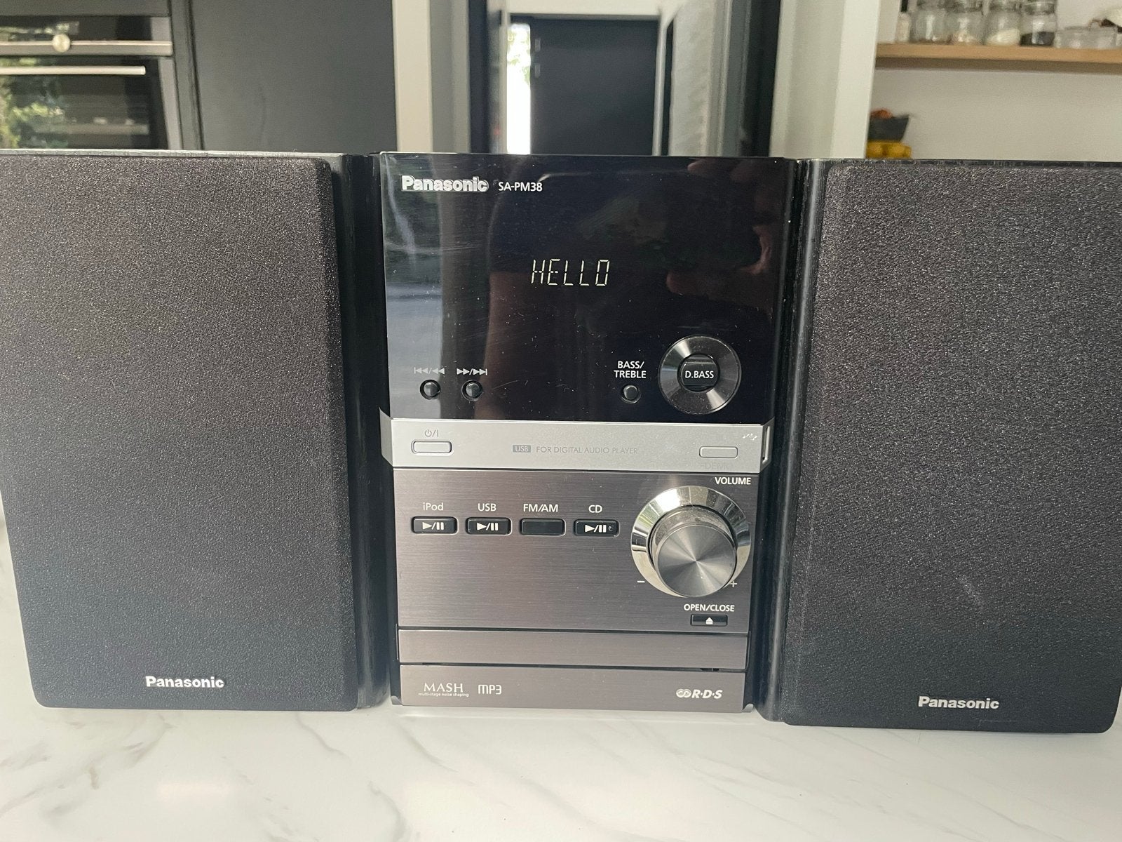 Panasonic SA-PM38 Microset met CD-speler en afstandsbedienin, Audio, Tv en Foto, Stereo-sets, Zo goed als nieuw, Microset, Cd-speler