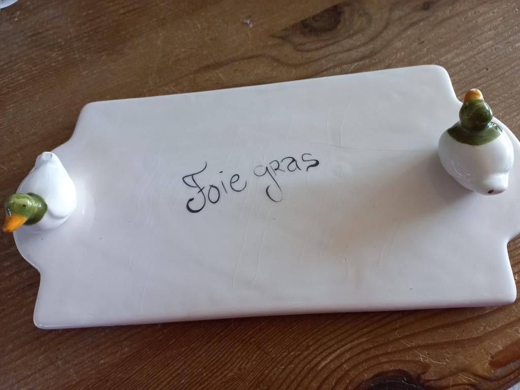 Foie gras plateau, Ophalen of Verzenden, Overige stijlen, Overige typen