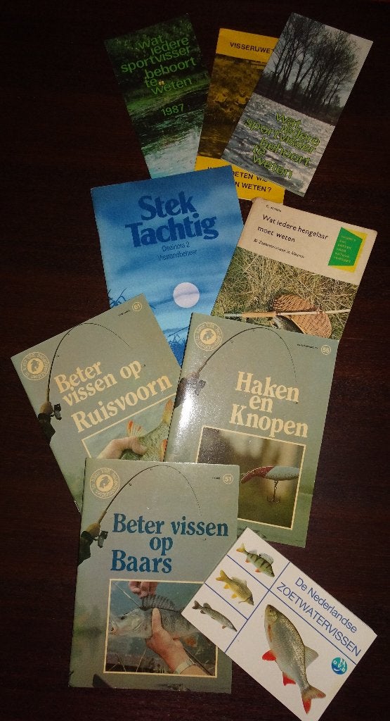 Boek - Visboeken en foldertjes, Watersport en Boten, Ophalen, Gebruikt, Boek of Tijdschrift