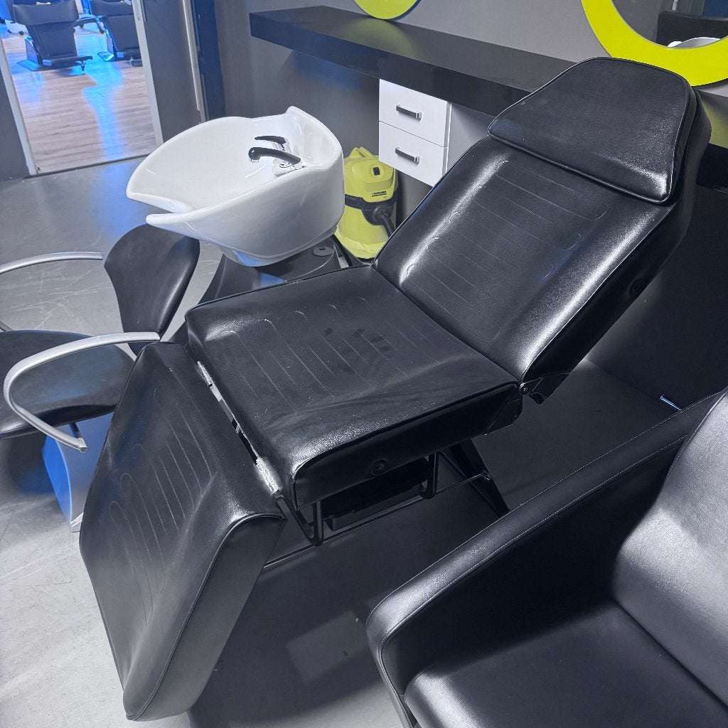 behandelbed zwart massage schoonheidssalon gezicht, Zwart, Nieuw, Ophalen of Verzenden, Behandelstoel
