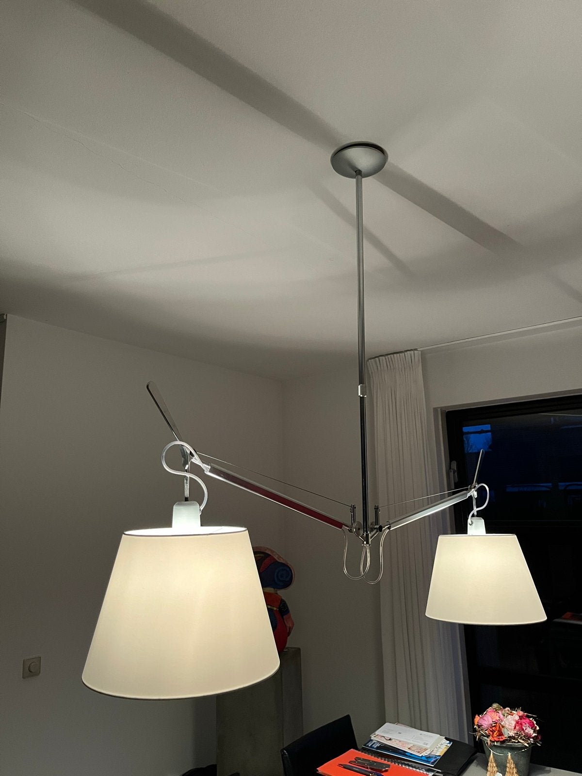 Artemide Tolomeo Basculante hanglamp, Ophalen, Design, E27 (groot), Zo goed als nieuw