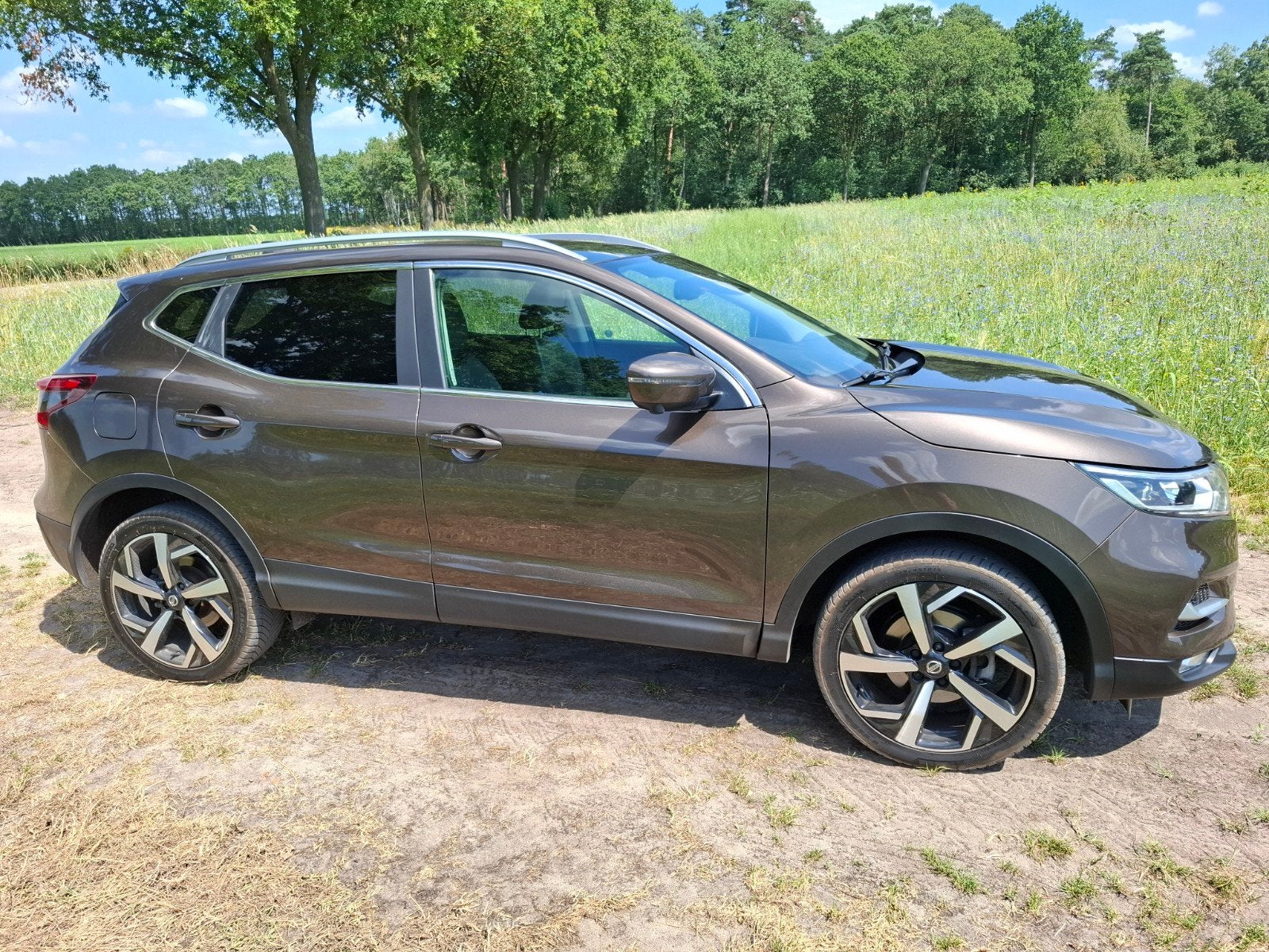 Nissan Qashqai 1.2 Dig-t 85KW 2WD CVT 2018 Bruin, Auto's, Nissan, 4 cilinders, Bruin, Leder en Stof, Origineel Nederlands
