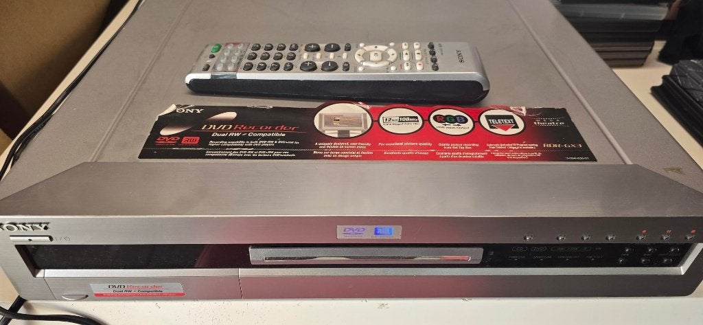 Sony DVD Recorder RDR-GX3 met afstandsbediening, Ophalen, Gebruikt, Dvd-recorder, Sony