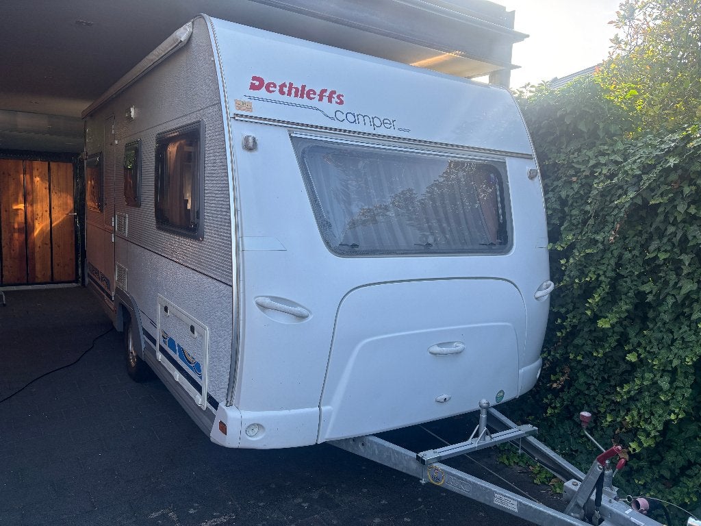 Nette Dethleffs Camper 460 DB, Caravans en Kamperen, Caravans, Vast bed, Rondzit, 750 - 1000 kg, Particulier