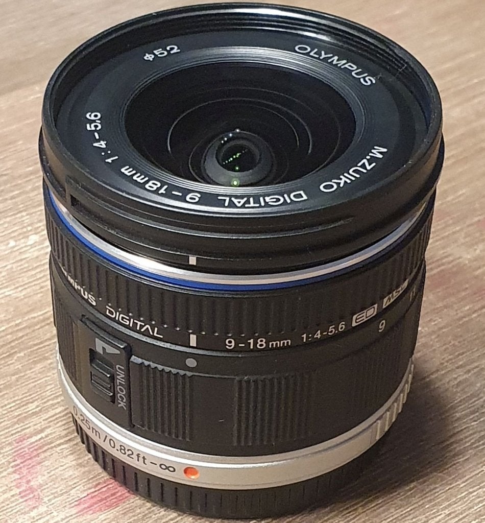 Olympus M.Zuiko Digital 9-18mm f/4.0-5.6 Groothoeklens, Audio, Tv en Foto, Fotografie | Lenzen en Objectieven, 9 mm, Micro Four Thirds