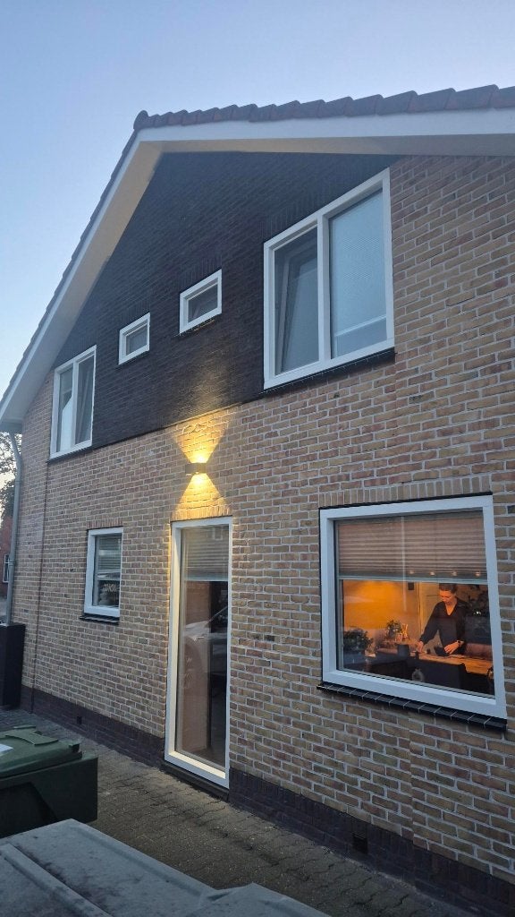 Gevelsteen met metselmortel