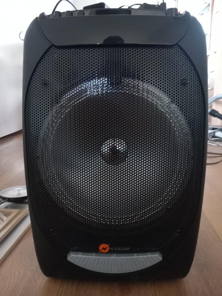 N-GEAR speaker met 2 microfoons, Ophalen of Verzenden