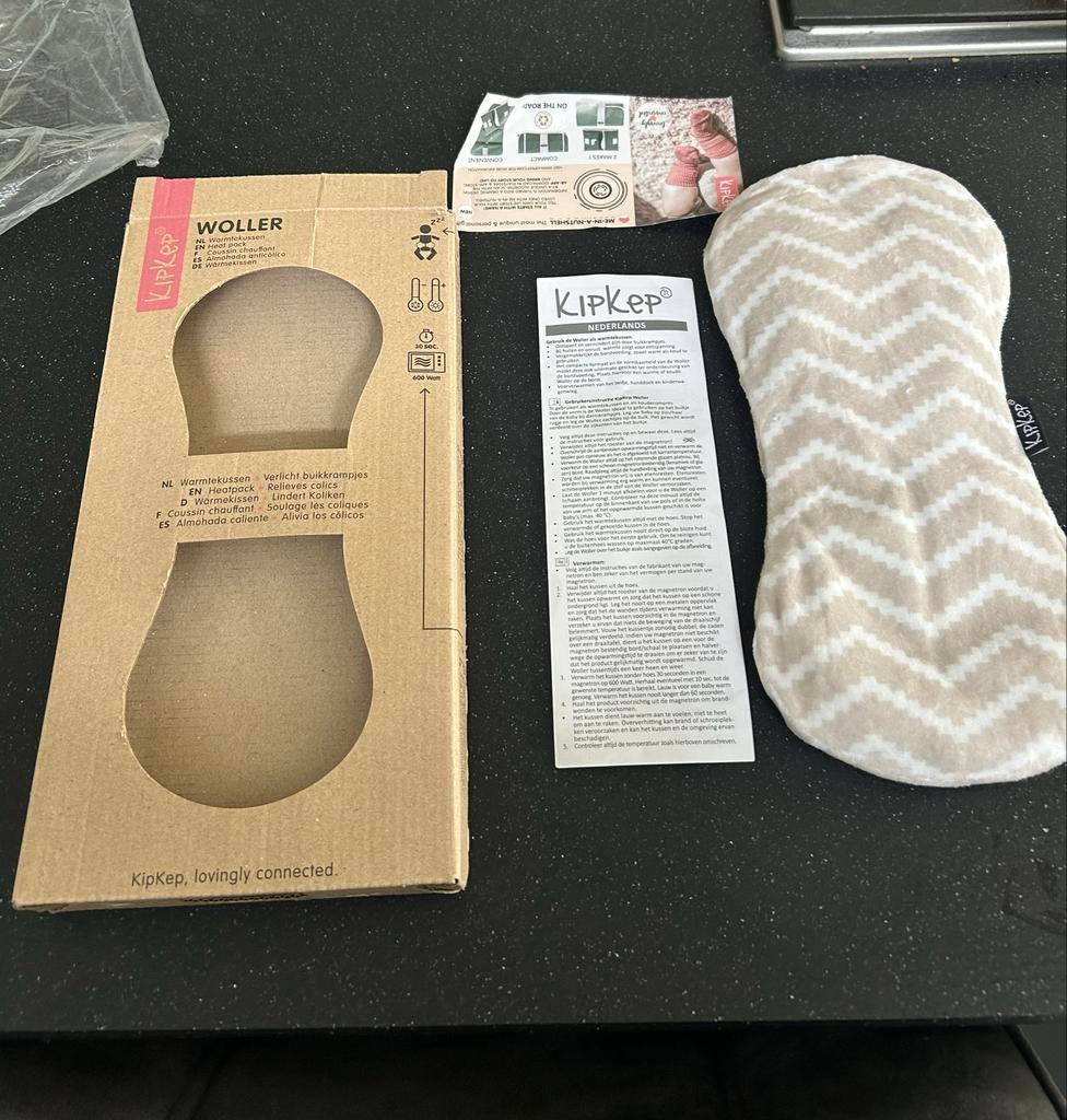 KipKep Woller warmtekussen beige zgan, Ophalen of Verzenden, Gebruikt, Overige typen, Met geluid