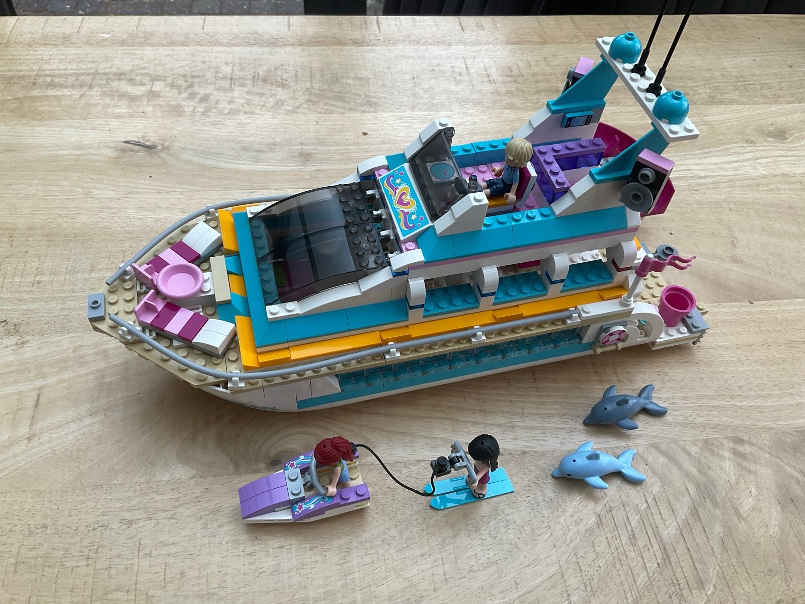 Lego Friends Dolfijn Cruiseschip 41015, Ophalen of Verzenden, Zo goed als nieuw