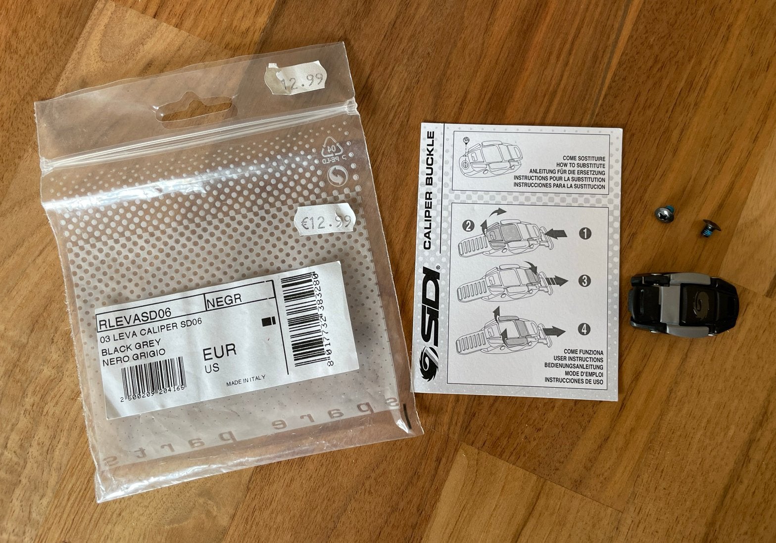 Sidi Caliper Buckle - Zwart/Grijs - Nieuw, Ophalen of Verzenden, Nieuw
