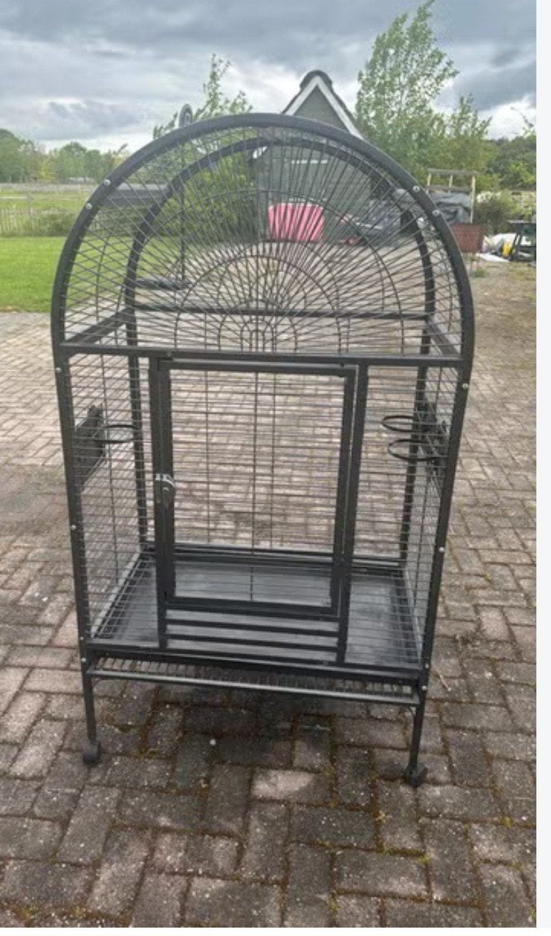 grote papegaaienkooi, Ophalen, Zo goed als nieuw, Metaal, Vogelkooi