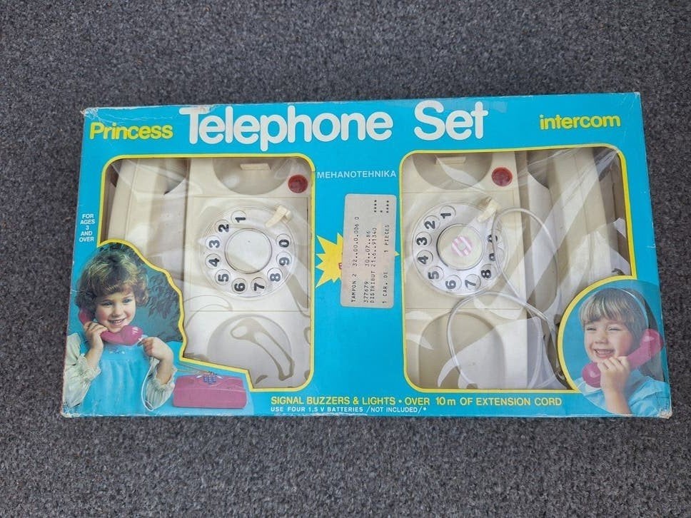 Vintage Princess Telefoon Set Intercom voor kinderen      -, Ophalen of Verzenden