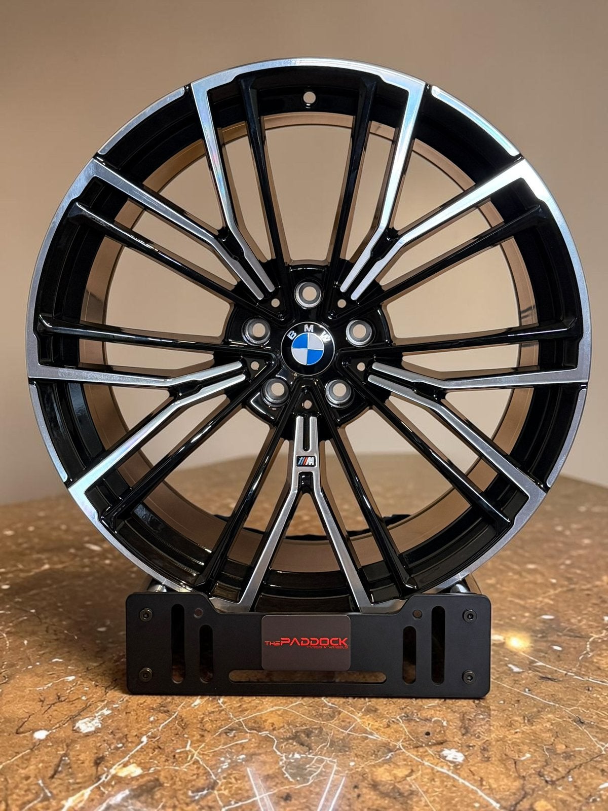20” BMW Velgen 846M Style Zwart Gepolijst Breedset