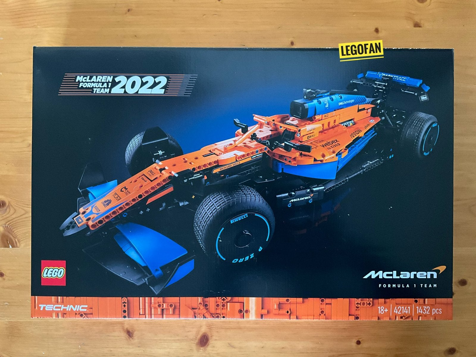 🆕NIEUW: LEGO 42141 McLaren Formula1 RaceCar Pirelli versie, Kinderen en Baby's, Lego, Nieuw, Ophalen of Verzenden, Technic