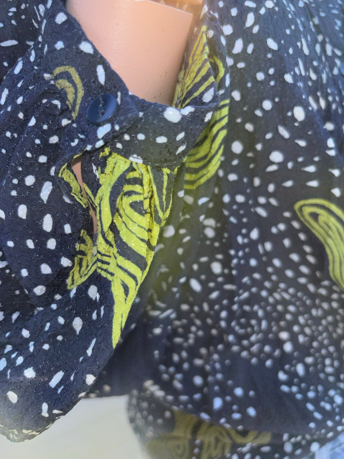 POM Amsterdam Blouse met print, Ophalen of Verzenden, Zo goed als nieuw, Maat 38/40 (M), Blauw