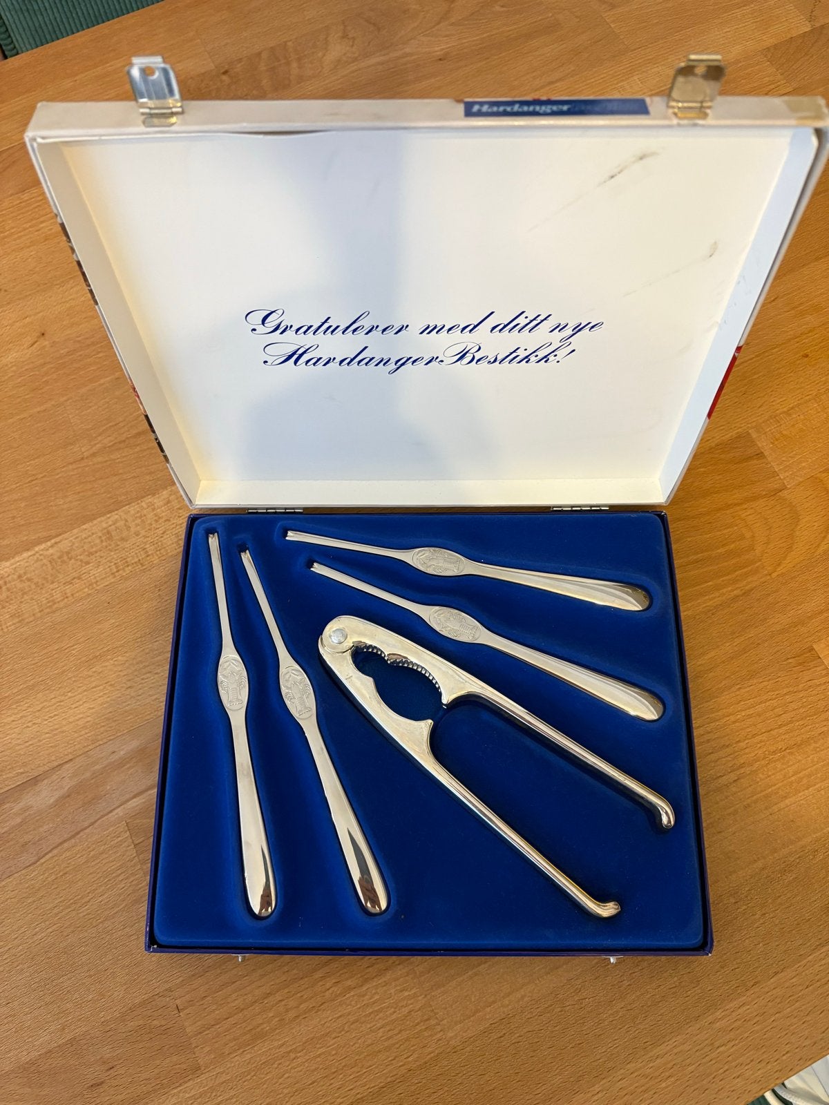 Hardanger Bestikk Schaaldierbestek Set, Antiek en Kunst, Ophalen of Verzenden