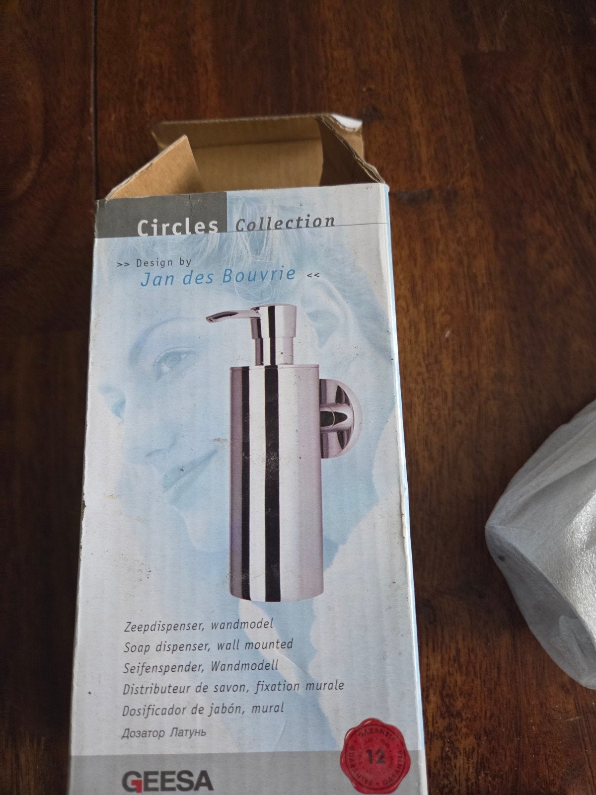 zeepdispenser, Ophalen of Verzenden, Nieuw, Chroom