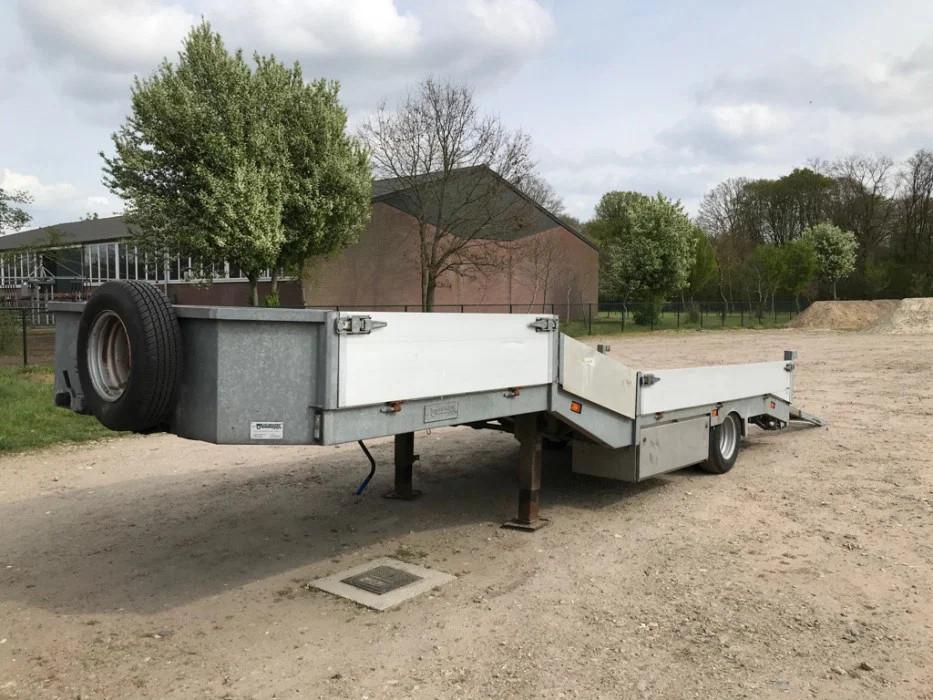 VELDHUIZEN Other P37-1 semi dieplader met rampen / oprijplat, Overige brandstoffen, Origineel Nederlands, Bedrijf, Zilver of Grijs