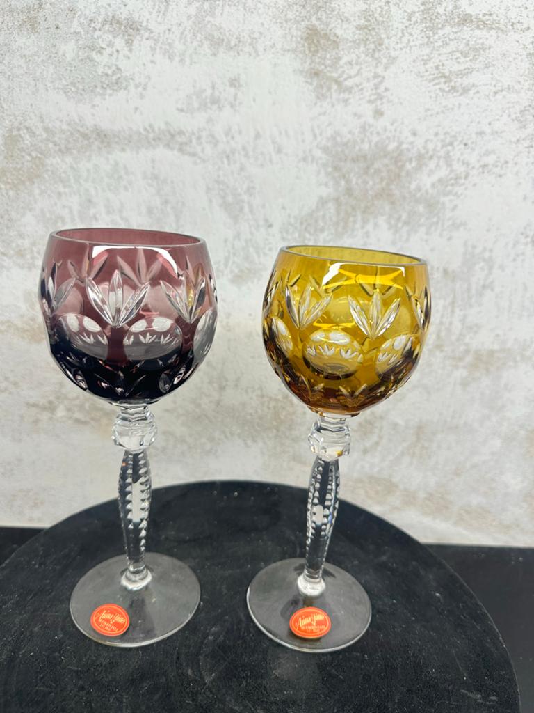 Anna Hütte Bleikristall Wijnglazen - Set van 2, Antiek en Kunst, Antiek | Glas en Kristal, Ophalen of Verzenden