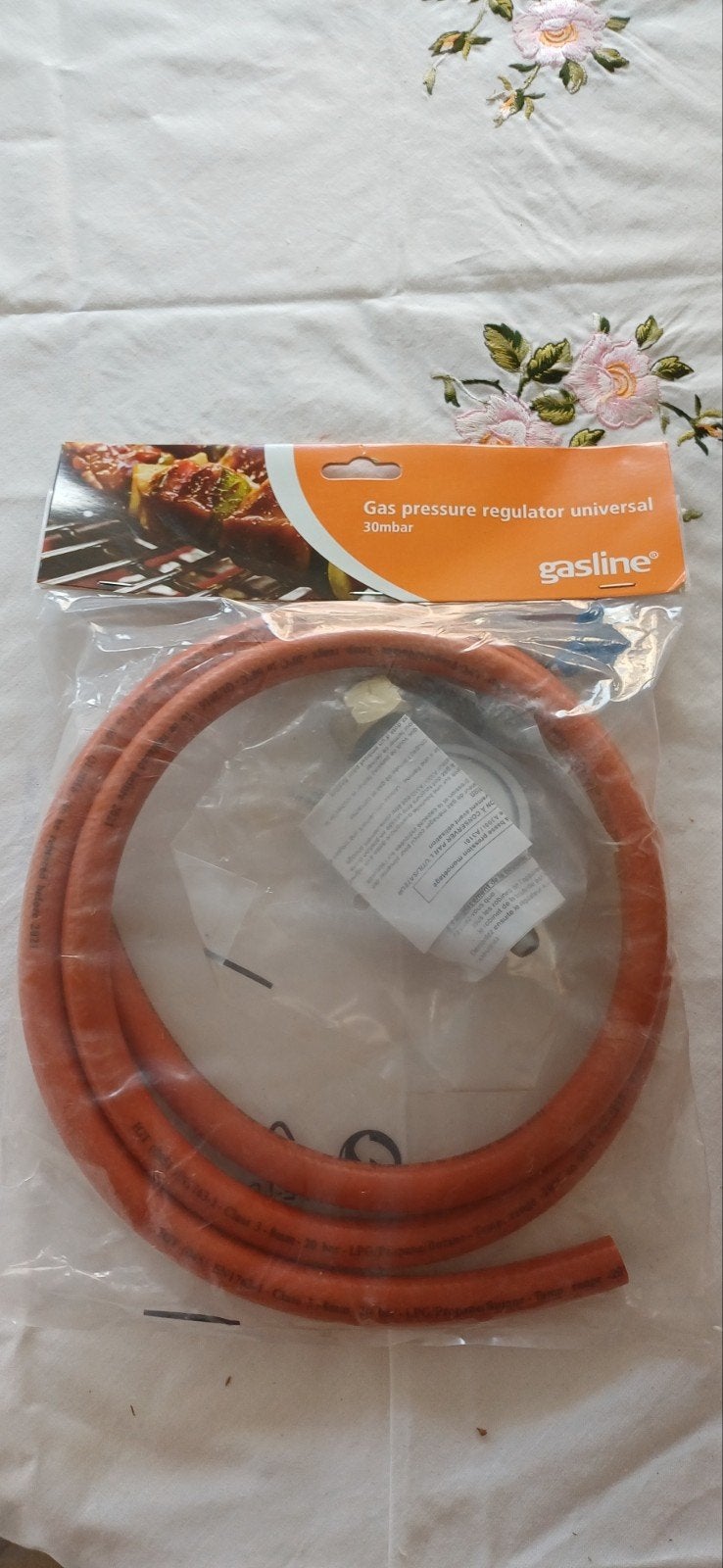 Gasslang en drukregelaar set voor camping en BBQ, Ophalen, Nieuw