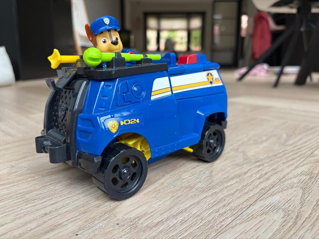 Paw Patrol Chase politie truck – uitklapbaar voertuig, Kinderen en Baby's, Speelgoed | Speelgoedvoertuigen, Ophalen, Zo goed als nieuw