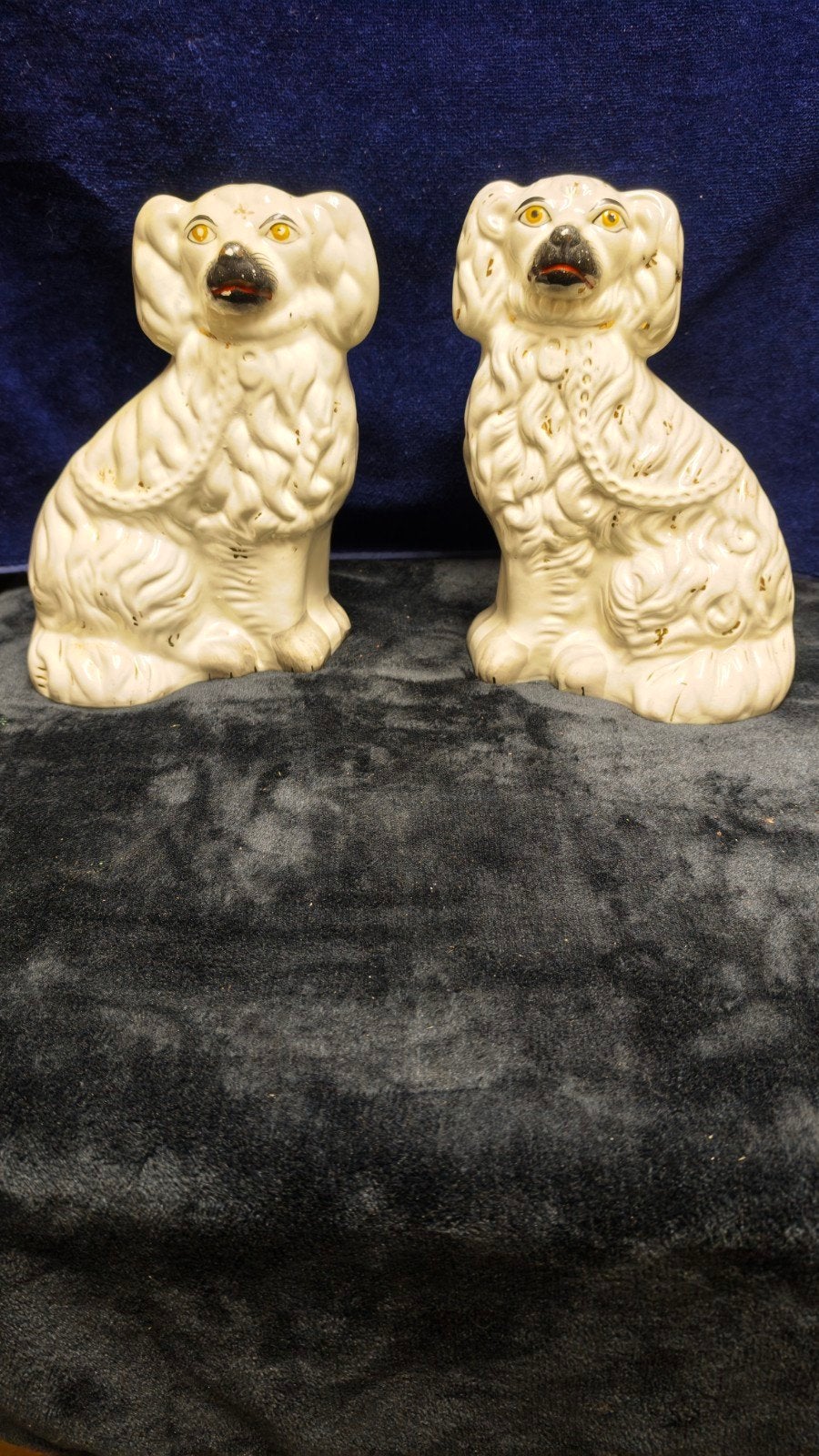 honden - set van 2 porselein, Antiek en Kunst, Ophalen of Verzenden