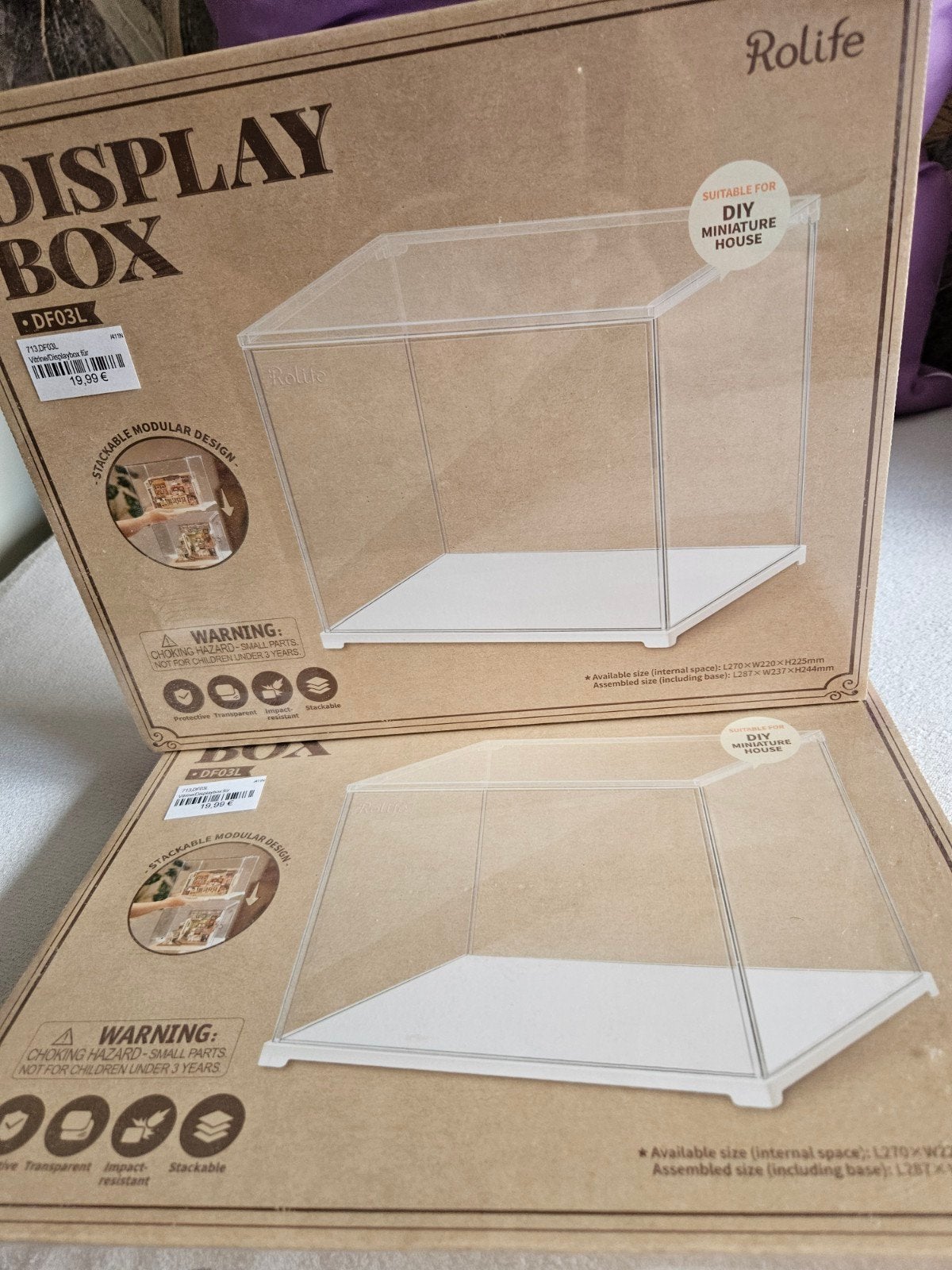 Rolife Display Box DF03L voor DIY Miniatuur Huis, Hobby en Vrije tijd, Knutselen, Overige thema's, Overige typen, Nieuw, Ophalen of Verzenden