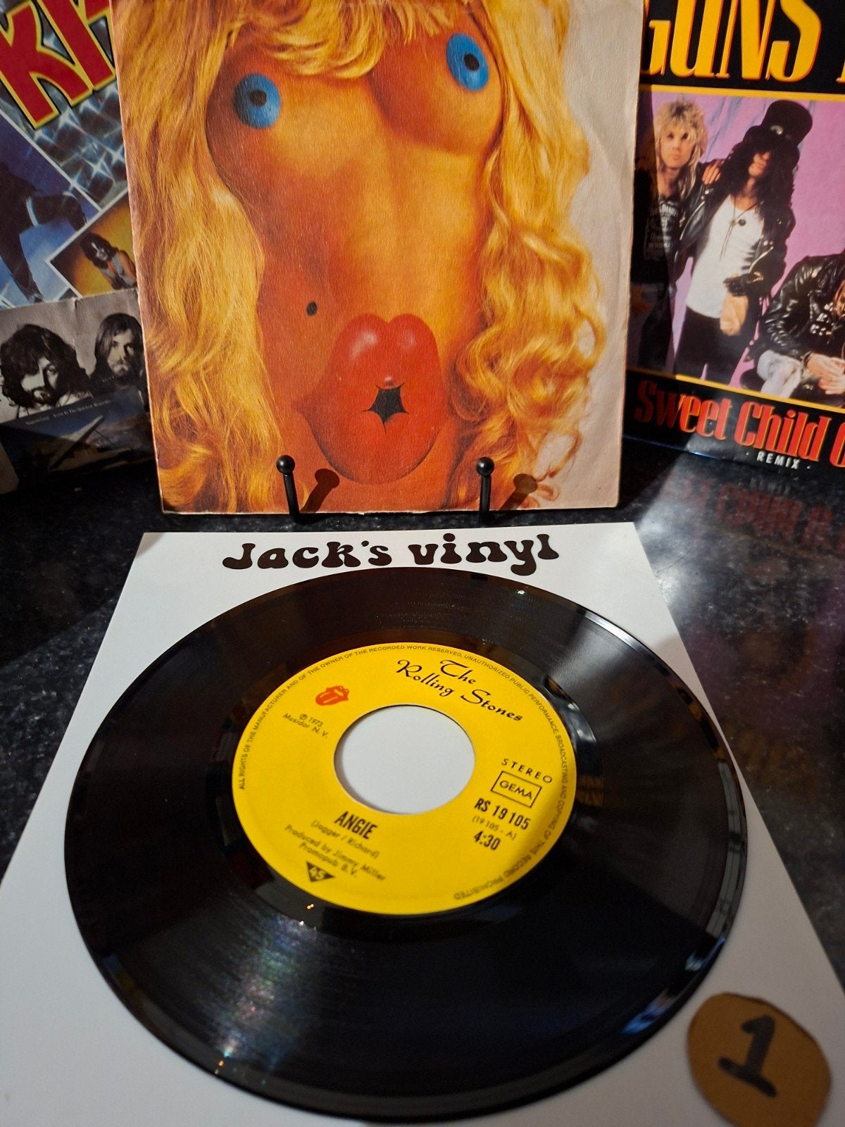 The Rolling Stones - Angie (Single)1990/1, 7 inch, Ophalen of Verzenden, Zo goed als nieuw, Classic Rock