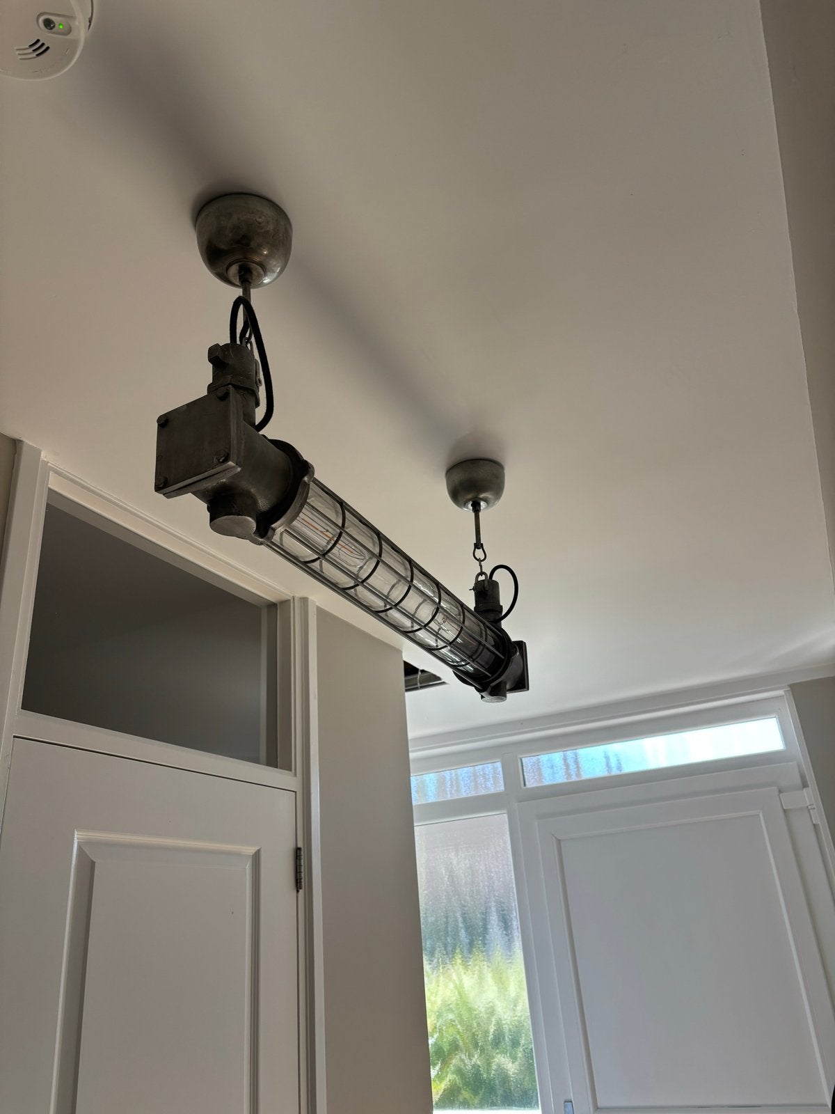 Industriële hanglamp van Karwei, Ophalen, Overige fittingen, Zo goed als nieuw, Metaal