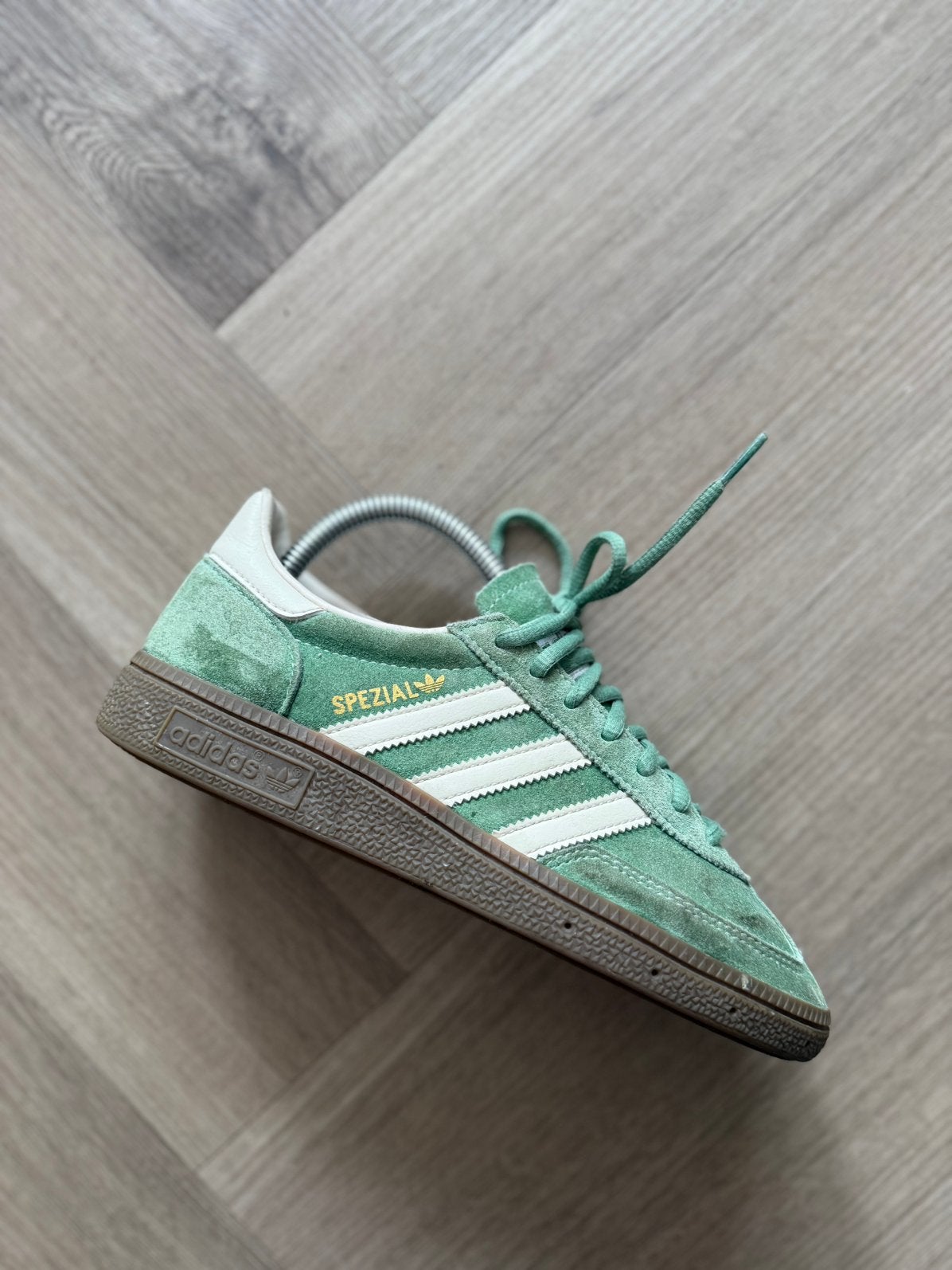 Adidas spezial suede green 37 1/3, Kleding | Dames, Ophalen of Verzenden, Zo goed als nieuw, Groen, Sneakers of Gympen
