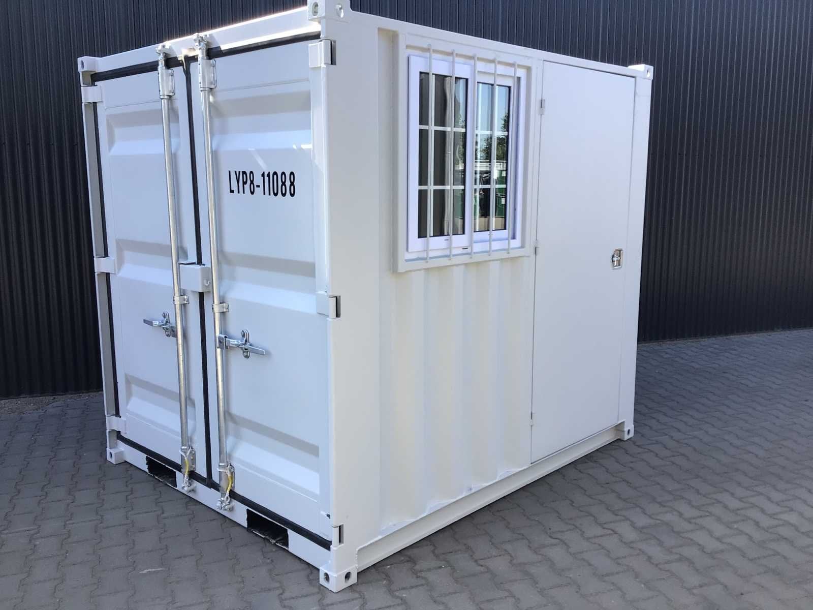 2026 - LYPU - 8ft - Opslag container met zijdeur en raam