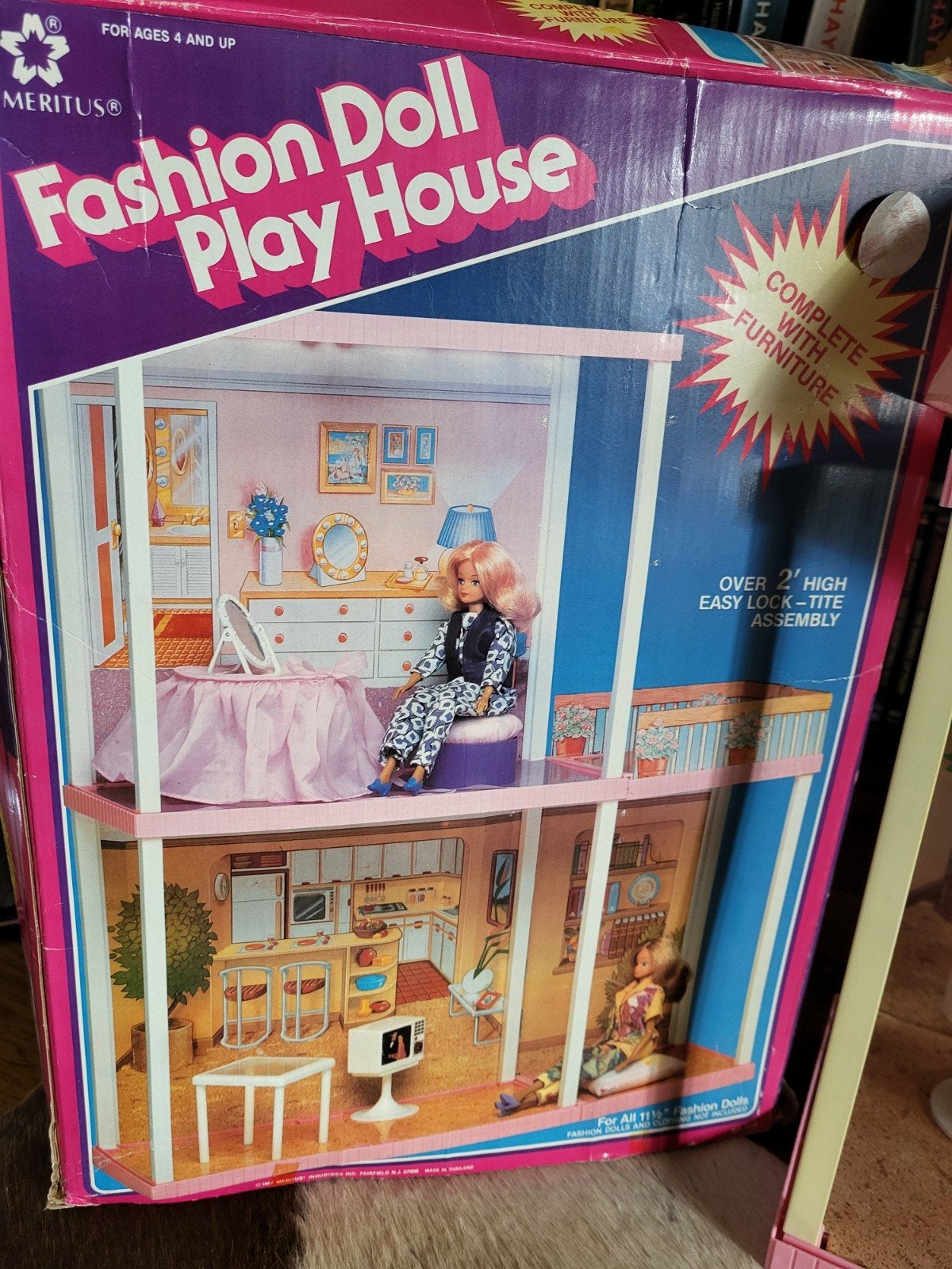 Vintage Fashion Doll House uit de 80's., Ophalen of Verzenden, Gebruikt, Poppenhuis