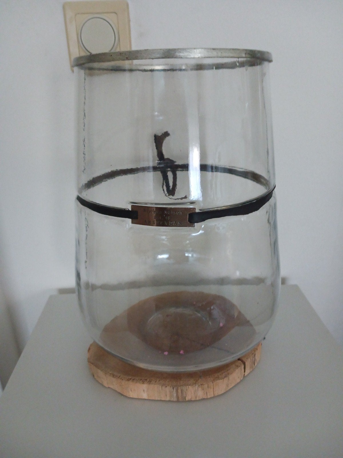 grote Rivera maison windlicht, Huis en Inrichting, Ophalen, Windlicht, 28 cm, Glas