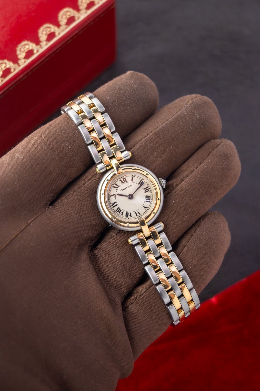 Cartier Panthère Ronde ‘Small’ | 18K Goud, Overige merken, Staal, Polshorloge, Ophalen of Verzenden