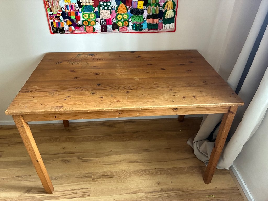 Tafel GRATIS, Huis en Inrichting, Tafels | Eettafels, Ophalen, Gebruikt, 100 tot 150 cm, 50 tot 100 cm