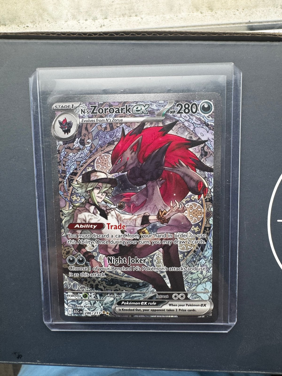 Zoroark ex 286/217, Ophalen of Verzenden, Zo goed als nieuw, Losse kaart
