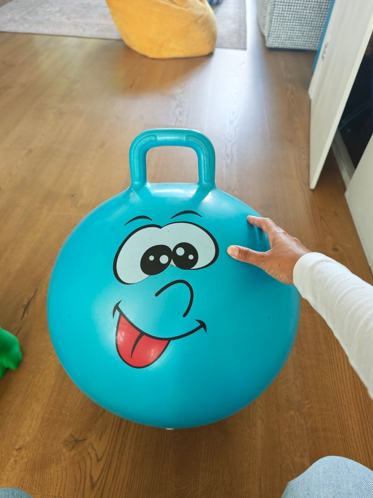 Gratis skippybal, Ophalen, Gebruikt